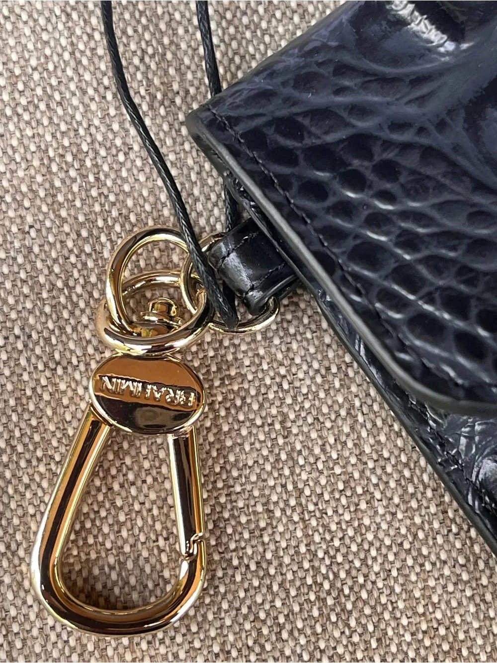 NWT Brahmin RICKI in BLACK ALDEN ROAD MELBOURNE Wallet
